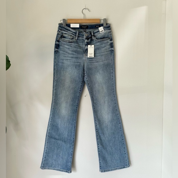 NWT Judy Blue Boot Cut Mid Rise American Honey Denim Jeans JB82337LT SZ 9/29 - Picture 1 of 9